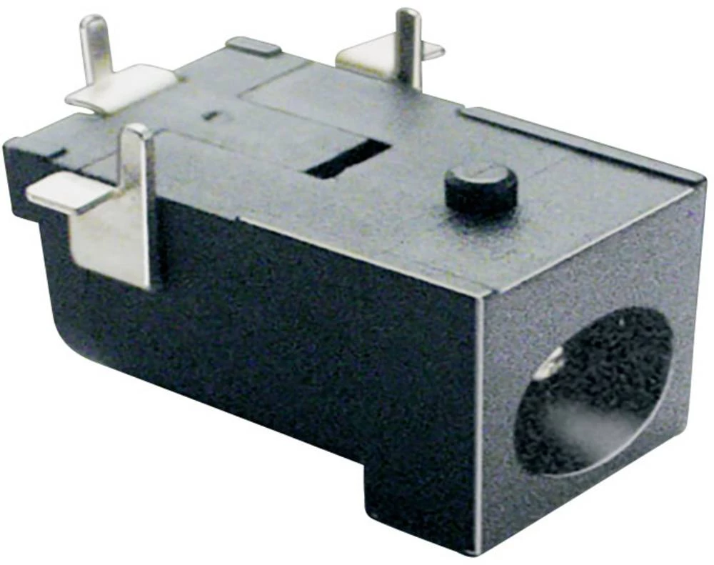 Niskonaponski konektor, utičnica, horizontalna ugradnja 6.3 mm 2.1 mm TRU Components 1 kom. slika