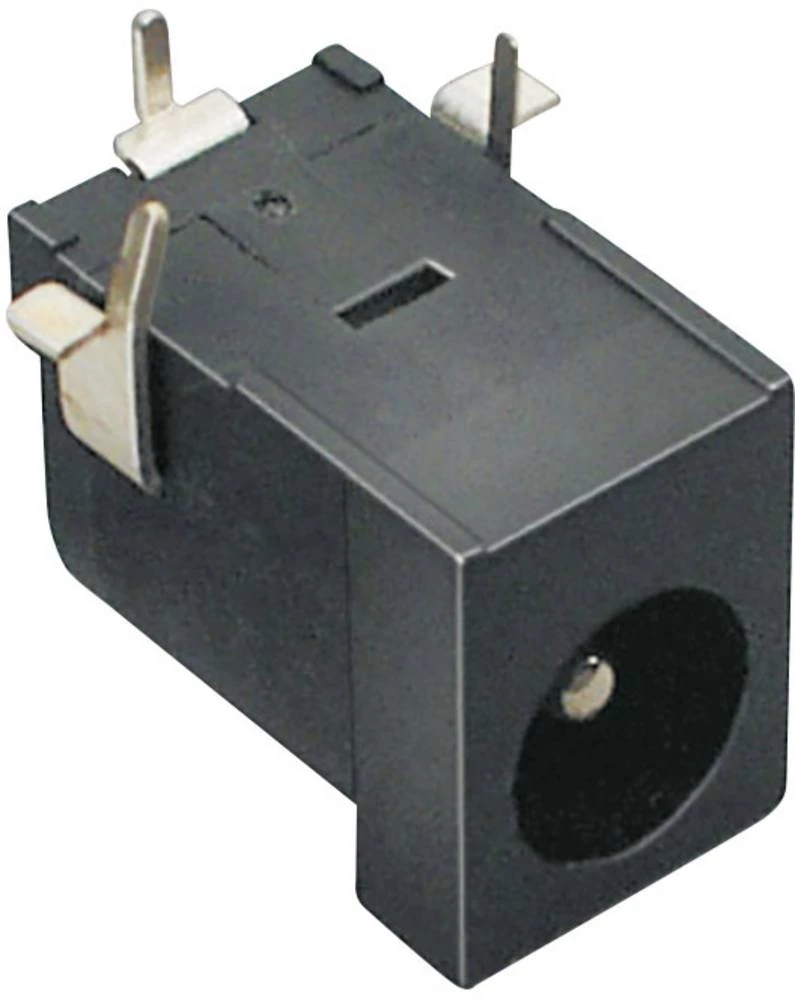 Niskonaponski konektor, utičnica, horizontalna ugradnja 6.3 mm 2.5 mm TRU Components 1 kom. slika