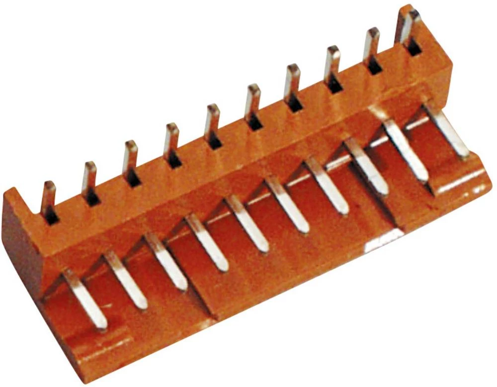 Letva s muškim kontaktima (standardna) ukupan broj polova: 10 TRU Components 1582667 mjere rastera: 2.50 mm 1 kom. slika