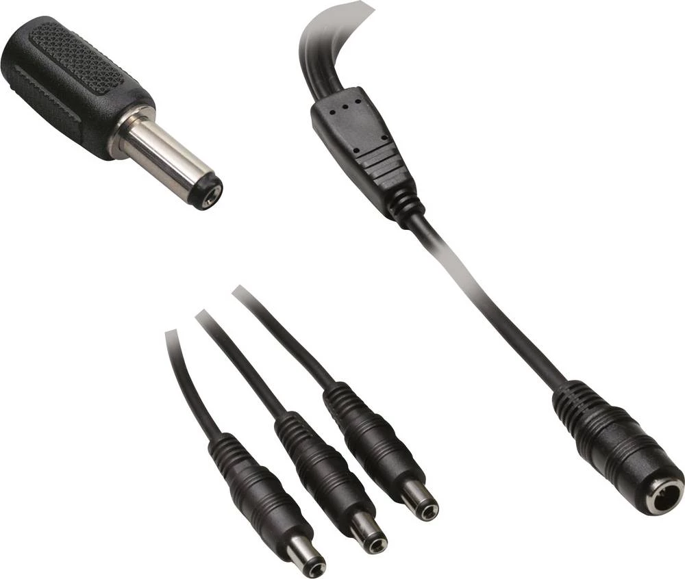 Niskonaponski adapterski kabel, niskonaponska utičnica - niskonaponski utikač 5.50 mm 2.50 mm TRU Components 0.35 m 1 set slika