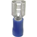 Plosnata utična čahura, širina utikača: 8 mm debljina utikača: 0.80 mm 180 ° djelomično izolirana, plave boje TRU Components 158 slika