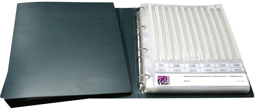 Asortiman debeloslojnih otpornika SMD 0402 0.0625 W 5 % TRU Components TC-0402WGJE024KIT203 12100 kom. slika