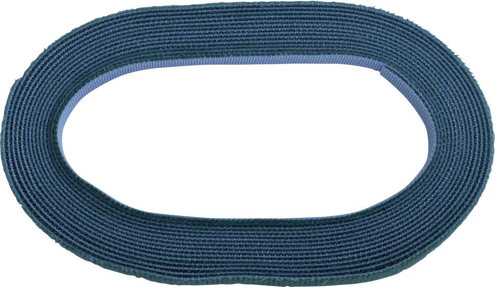 Čičak traka za povezivanje, prianjajući i mekani dio (D x Š ) 5000 mm x 10 mm zelene boje TRU Components 696-650-Bag 5 m slika