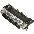 D-SUB letva s muškim kontaktima, broj polova: 25 lemni priključak TRU Components TC-A-DS 25 A/KG-T1-203 1 kom. slika