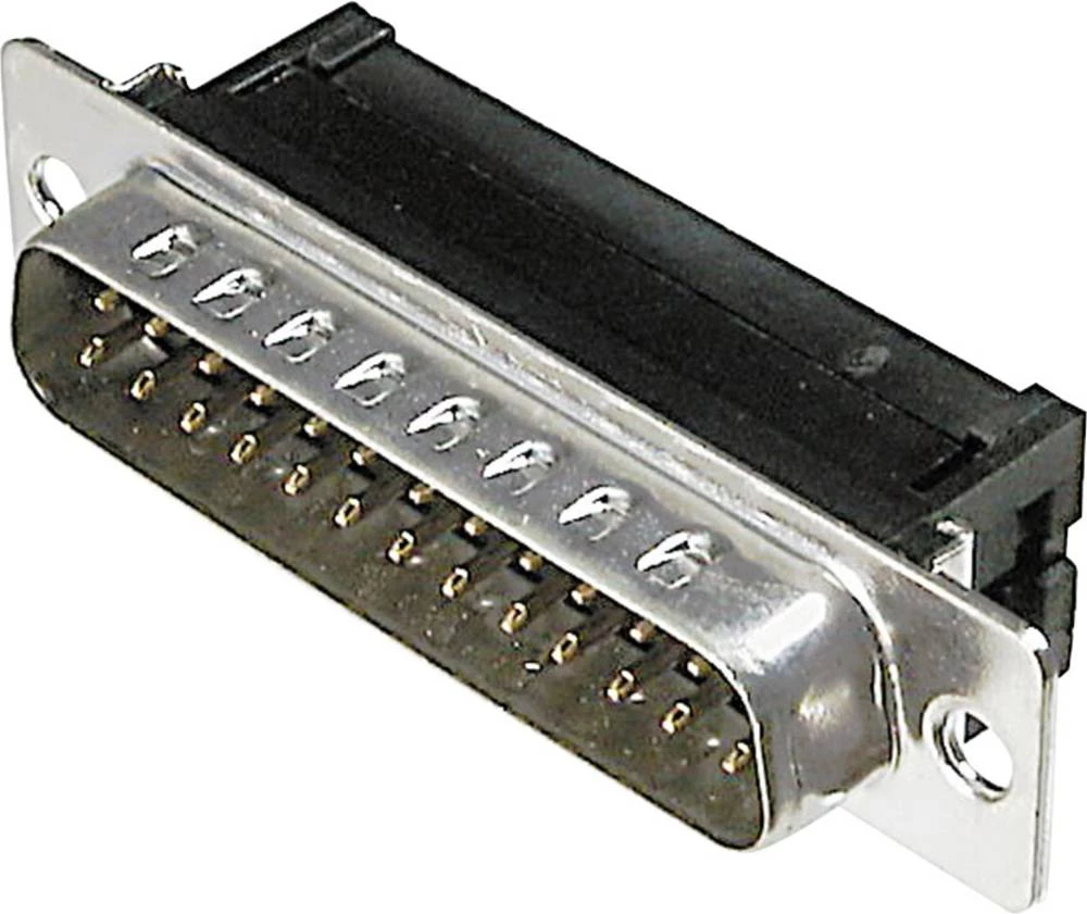 D-SUB letva s muškim kontaktima, broj polova: 25 rezalna stezaljka TRU Components TC-A-DSF 25LPIII/FP-203 1 kom. slika