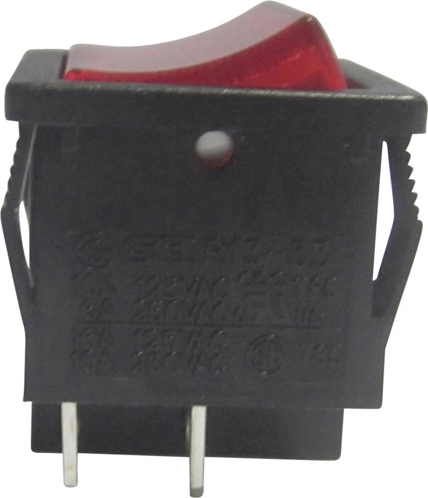 Klecni prekidač 250 V/AC 6 A 1 x isklop/uklop TRU Components TC-R13-33B-02RT bez povrata 1 kom. slika