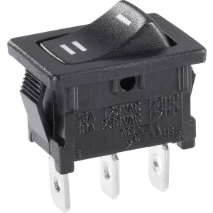 Klecni prekidač 250 V/AC 6 A 1 x uklop/uklop TRU Components TC-R13-66C-02 bez povrata 1 kom. slika