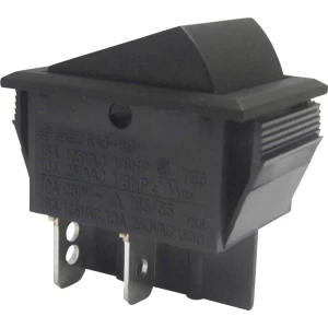 Klecni prekidač 250 V/AC 10 A 2 x isklop/uklop TRU Components TC-R13-69A-01 bez povrata 1 kom. slika