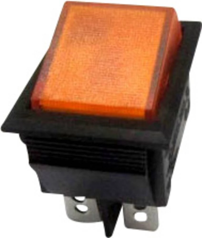 Klecni prekidač 250 V/AC 10 A 2 x isklop/uklop TRU Components TC-R13-69B-01 YE bez povrata 1 kom. slika