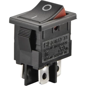 Klecni prekidač 250 V/AC 6 A 2 x isklop/uklop TRU Components TC-R13-73A2-02 bez povrata 1 kom. slika