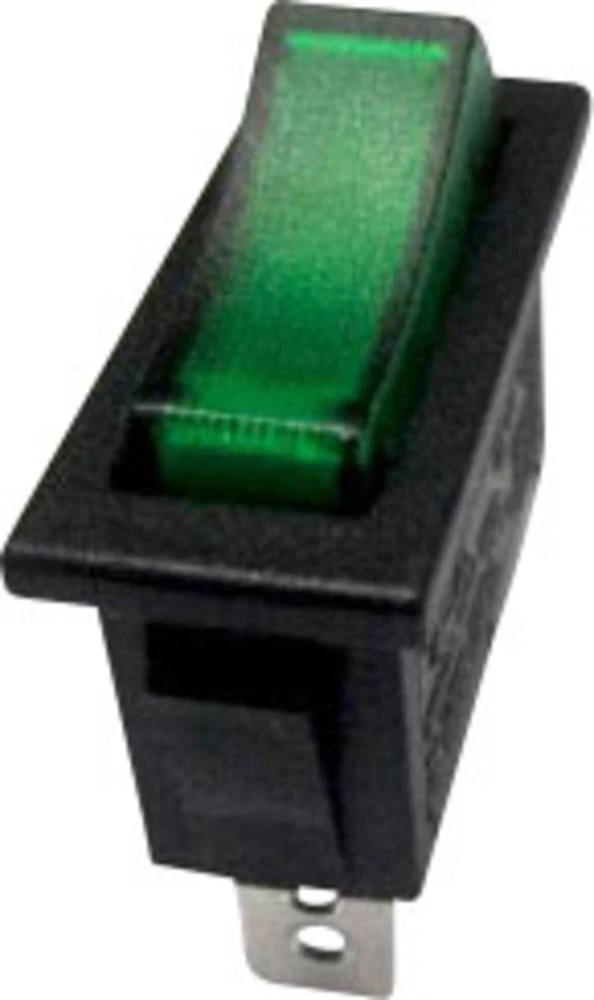 Klecni prekidač 250 V/AC 10 A 1 x isklop/uklop TRU Components TC-R13-91B-01 GN bez povrata 1 kom. slika