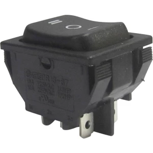 Klecni prekidač 250 V/AC 10 A 2 x uklop/isklop/uklop TRU Components TC-R13-87D-02 bez povrata/0/bez povrata 1 kom. slika