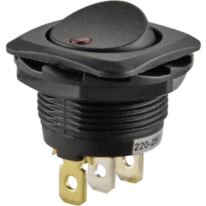 Klecni prekidač 250 V/AC 10 A 1 x isklop/uklop TRU Components TC-R13-135B2-02 bez povrata 1 kom. slika
