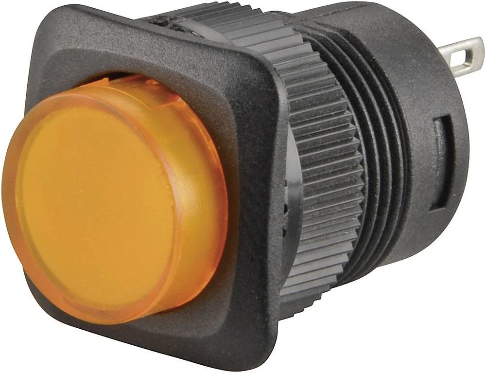 Pritisni prekidač 250 V/AC 1.5 A 1 x isklop/uklop TRU Components TC-R13-508B-05YL bez povrata 1 kom. slika