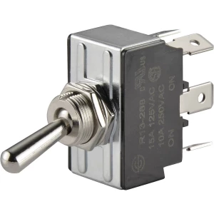 Prevjesni prekidač 250 V/AC 10 A 2 x uklop/uklop TRU Components TC-R13-28B-01 bez povrata 1 kom. slika