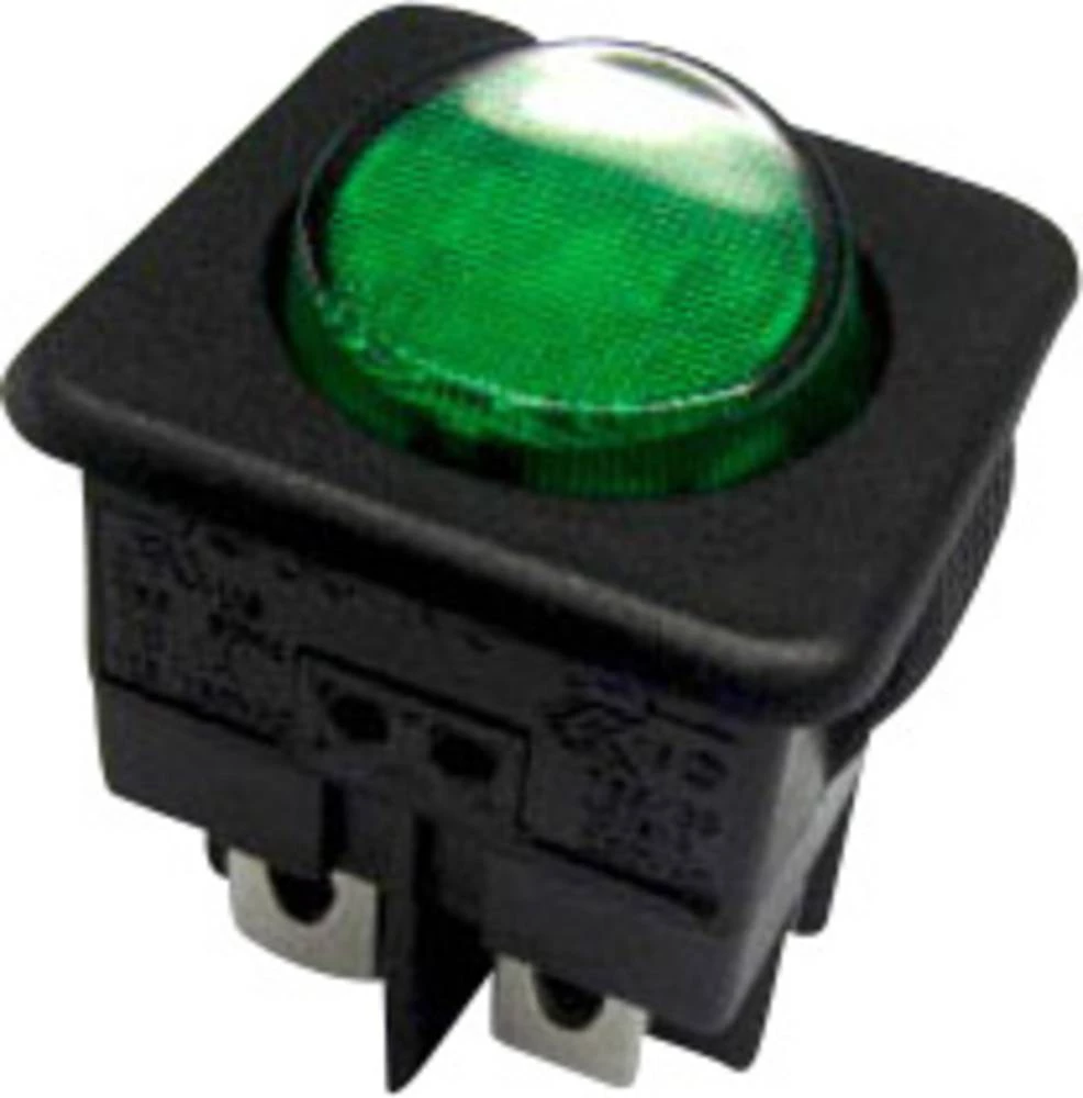 Klecni prekidač 250 V/AC 10 A 1 x isklop/uklop TRU Components TC-R13-104B-01 B/G bez povrata 1 kom. slika