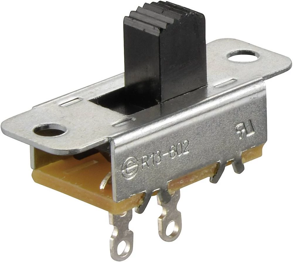 Klizni prekidač 250 V/AC 6 A 1 x uklop/isklop TRU Components TC-R13-602A-05 1 kom. slika