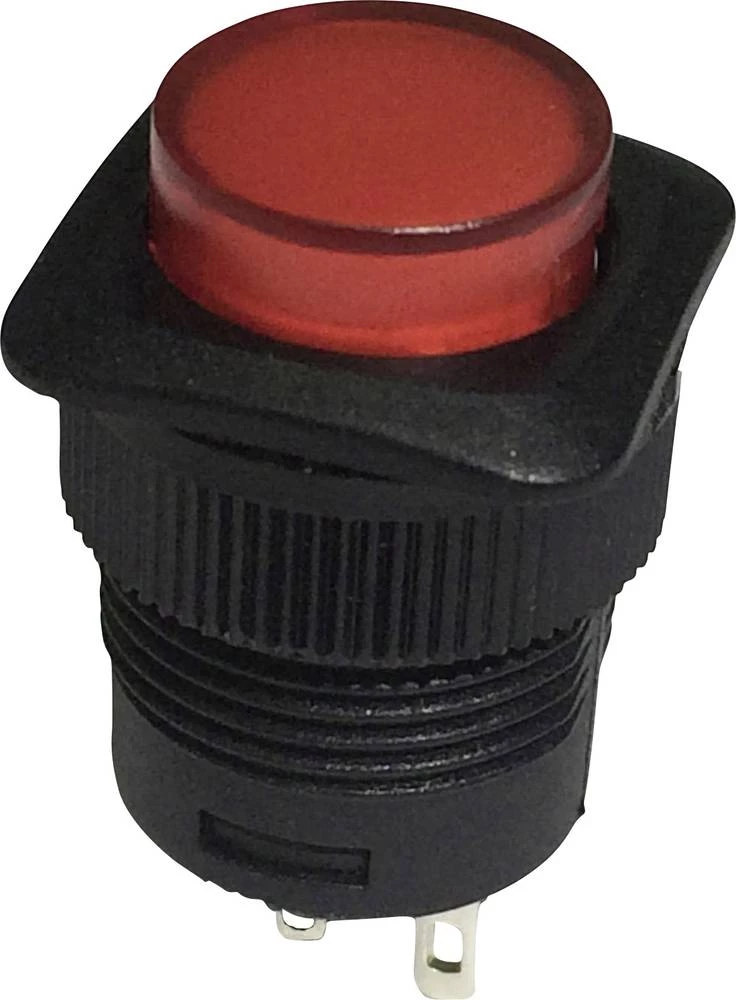 Pritisni prekidač 250 V/AC 1.5 A 1 x isklop/uklop TRU Components TC-R13-508B-05RT bez povrata 1 kom. slika