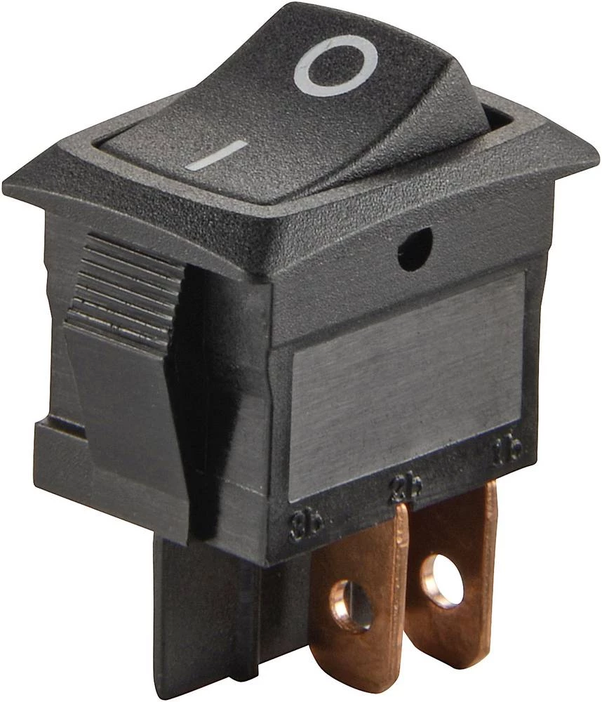 Klecni prekidač 250 V/AC 6 A 2 x isklop/uklop TRU Components TC-R13-166PF-02 bez povrata 1 kom. slika