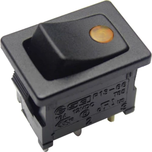 Klecni prekidač 12 V/DC 16 A 1 x isklop/uklop TRU Components TC-R13-66B2-02 B/B bez povrata 1 kom. slika