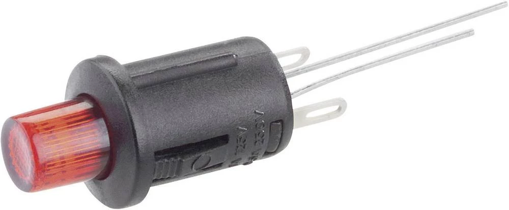 Pritisni prekidač 250 V/AC 0.5 A 1 x isklop/uklop TRU Components TC-R13-529BLRT bez povrata 1 kom. slika