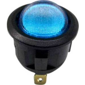 Klecni prekidač 12 V/DC 6 A 1 x isklop/uklop TRU Components TC-R13-112I B/W bez povrata 1 kom. slika