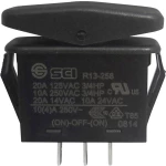 Klecni prekidač 14 V/AC 21 A 1 x (uklop)/izklop/(uklop) TRU Components TC-R13-258I IP66 s povratom/0/s povratom 1 kom.