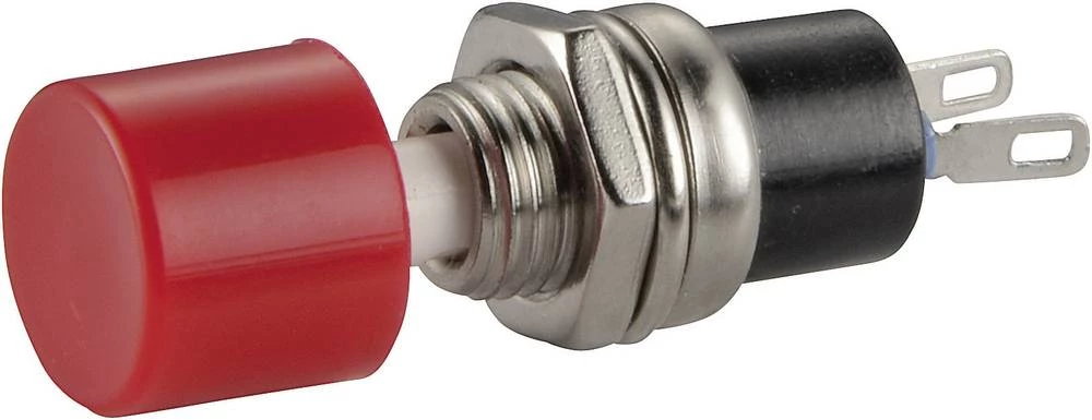 Pritisna tipka 250 V/AC 1.5 A 1 x izklop/(uklop) TRU Components TC-R13-24A2-05 RD s povratom 1 kom. slika