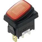 Klecni prekidač 12 V/DC 16 A 1 x isklop/uklop TRU Components TC-R13-66B8 bez povrata 1 kom.