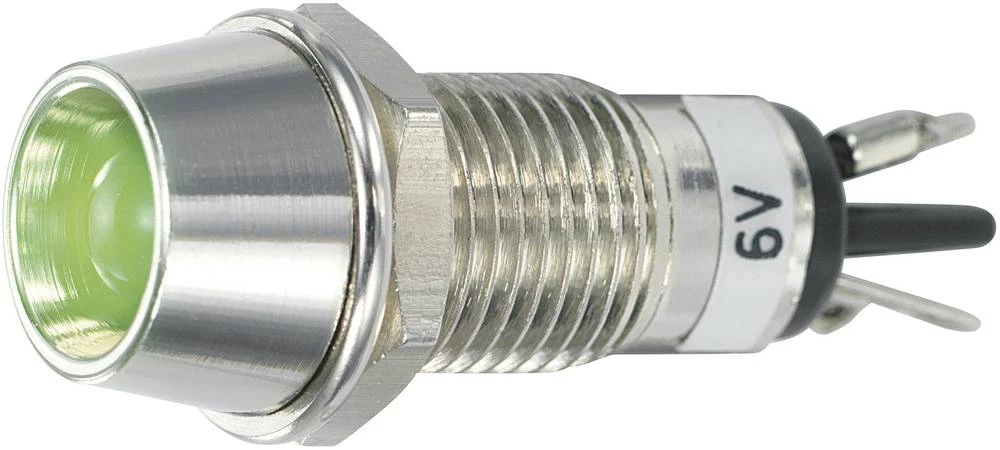 LED signalno svjetlo, zelene boje 6 V/DC TRU Components TC-R9-115L 6 V GREEN slika