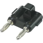 Priključak za spajanje, crne boje, promjer kontakta: 4 mm razmak pinova: 19 mm TRU Components TC-R8-84 1 kom.