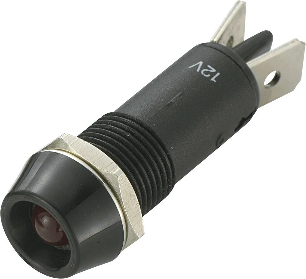 LED signalno svjetlo, crvene boje 12 V/DC TRU Components TC-R9-88L-01-BR slika