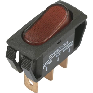 Klecni prekidač 12 V/DC 25 A 1 x isklop/uklop TRU Components TC-R13-242B2 bez povrata 1 kom. slika