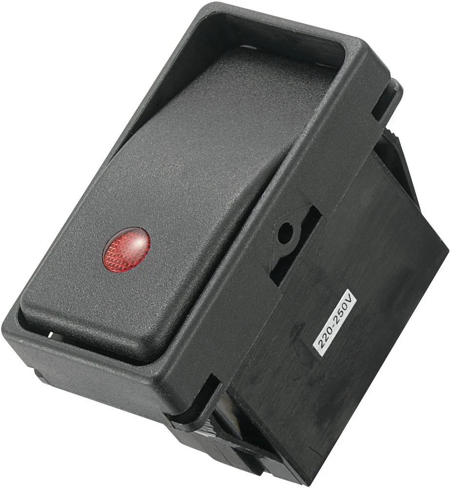 Klecni prekidač 250 V/AC 10 A 1 x isklop/uklop TRU Components TC-R13-294A2-01-BBRN IP66 bez povrata 1 kom. slika