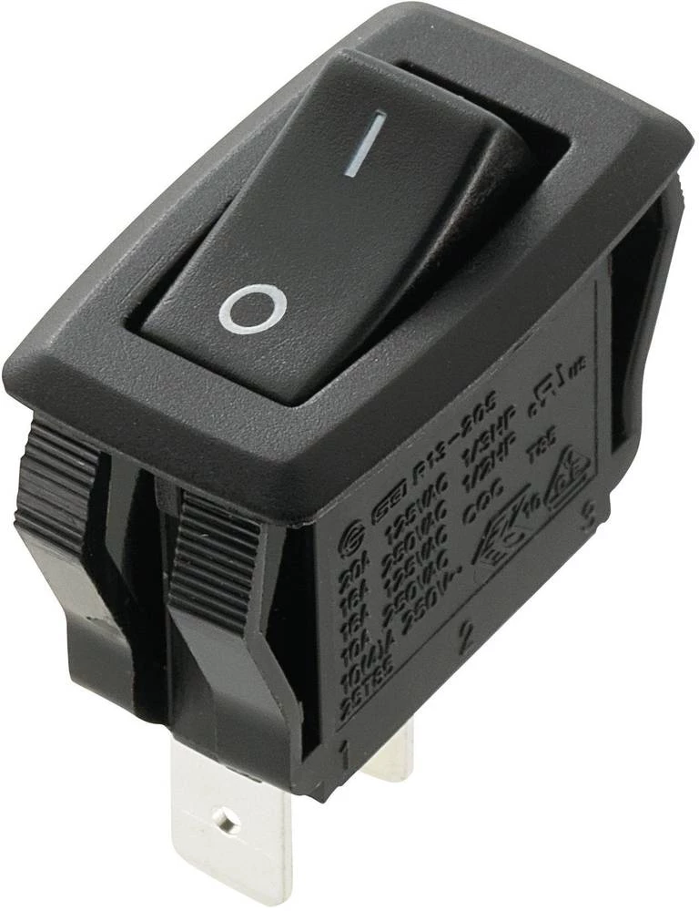 Klecni prekidač 250 V/AC 16 A 1 x izklop/(uklop) TRU Components TC-R13-205F3-01 s povratom 1 kom. slika