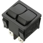 Klecni prekidač 250 V/AC 6 A 2 x isklop/uklop TRU Components TC-R13-33PAA-02 bez povrata 1 kom.