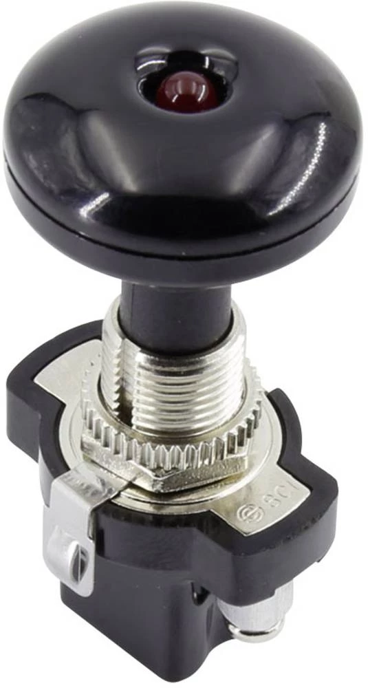 Automobilski pritisni prekidač 12 V/DC 10 A 2 x isklop/uklop bez povrata TRU Components TC-A3-30L 1 kom. slika