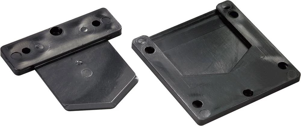 Zidni nosač ABS crne boje TRU Components TC-WANDBOY SW203 1 kom. slika