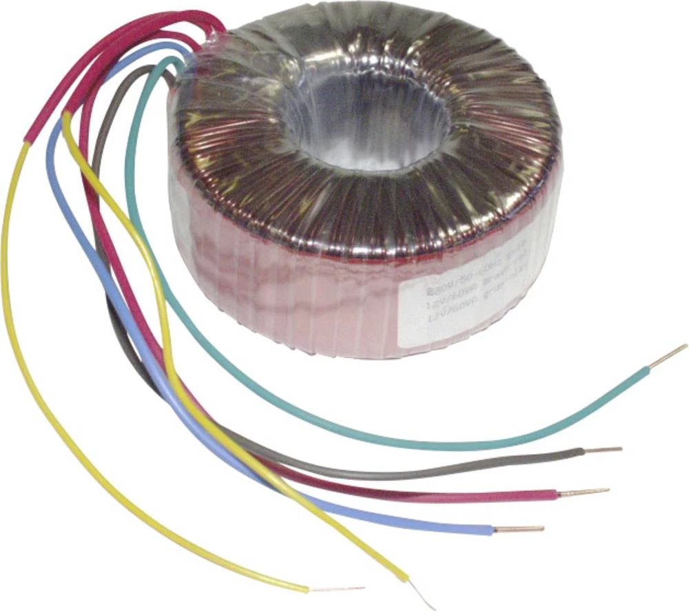 Transformator s prstenastom jezgrom 1 x 230 V 2 x 12 50 VA 2083 mA TC-RKT50/2X12 TRU Components slika