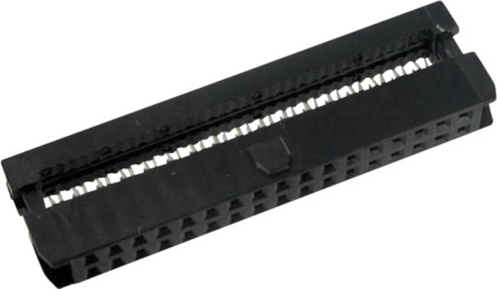 Konektor sa vratnicom i vlačnim rasterećenjem, mjere rastera: 2 mm ukupan broj polova: 12 TRU Components 1 kom. slika