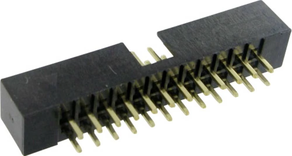 Konektor sa vratnicom bez poluge za izbacivanje, mjere rastera: 2 mm ukupan broj polova: 26 TRU Components 1 kom. slika