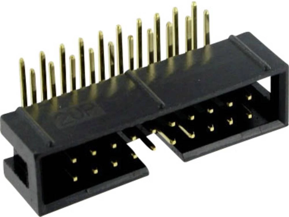 Konektor sa vratnicom bez poluge za izbacivanje, mjere rastera: 2.54 mm ukupan broj polova: 34 TRU Components 1 kom. slika