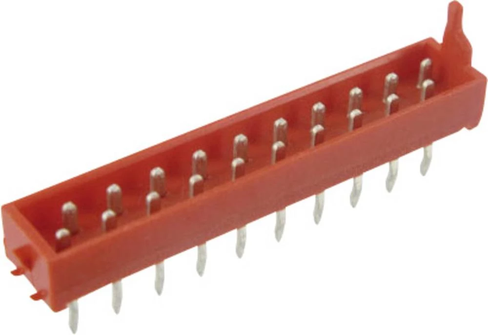 Kućište s muškim kontaktima za tiskanu pločicu Micro-MaTch ukupan broj polova: 26 TRU Components 1589902 mjere rastera: 2.54 mm slika