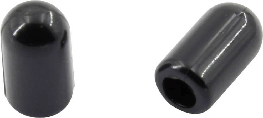 Završna kapica, nije skupljajuća, crne boje TC-EP-0708203 TRU Components sadržaj: 1 kom. slika