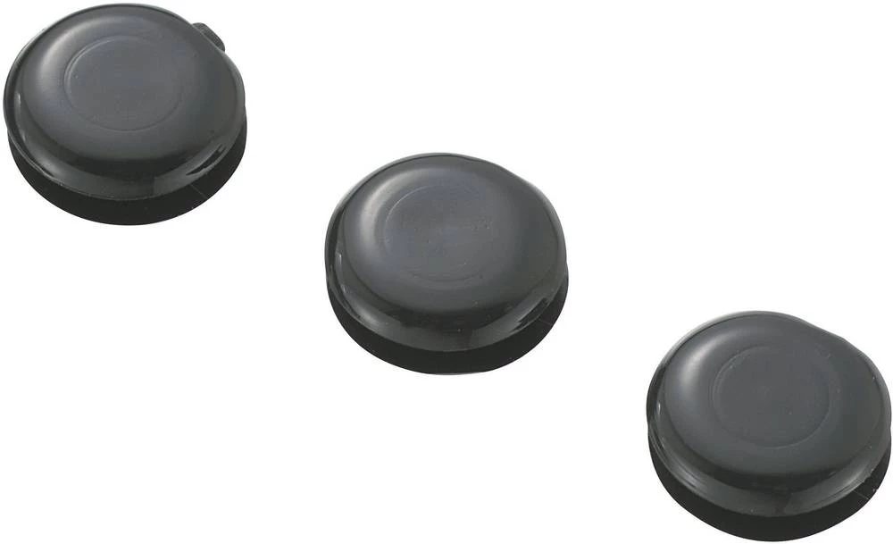 Prilagodnik za usmjeravanje kablova, zatvoreni, promjer sponke (maks.) 5 mm PVC crne boje TRU Components TC-GMCQR-0705203 1 kom. slika