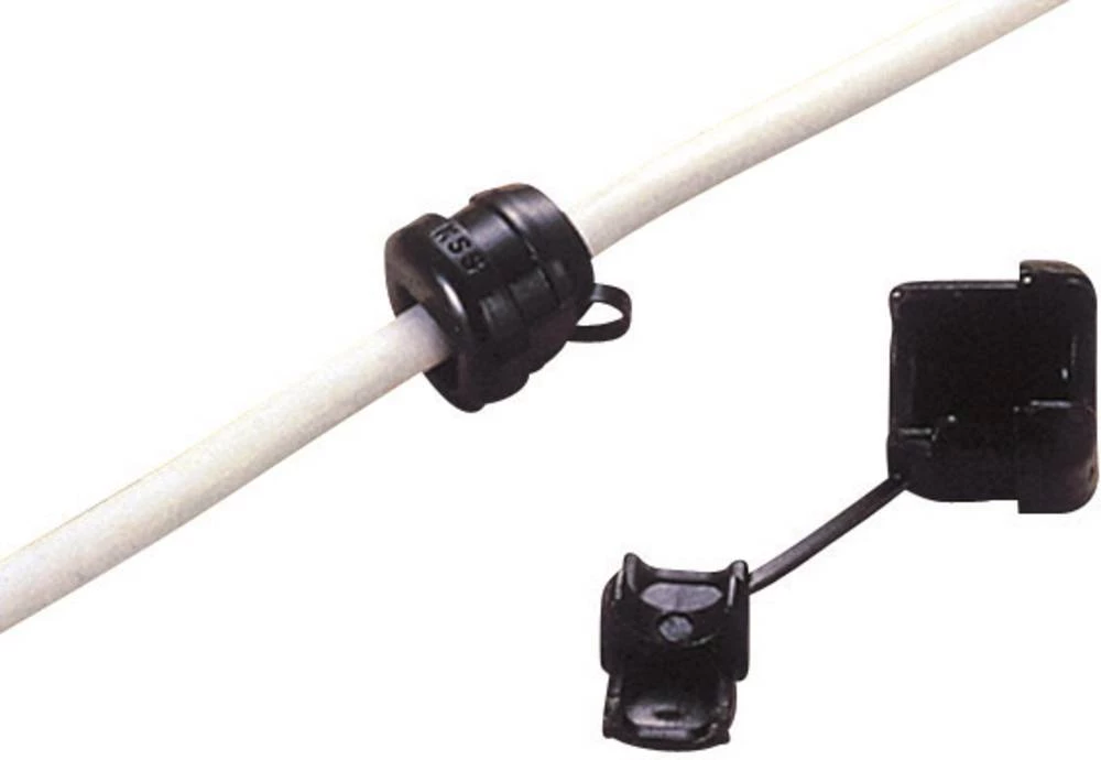 Zaštita od potezanja, promjer sponke (maks.) 5.6 mm crne boje TRU Components TC-SR-F31203 1 kom. slika
