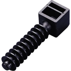 Držač kabla s lamelnim podnožjem, crne boje TRU Components 1593023 TC-CHR9203 1 kom. slika