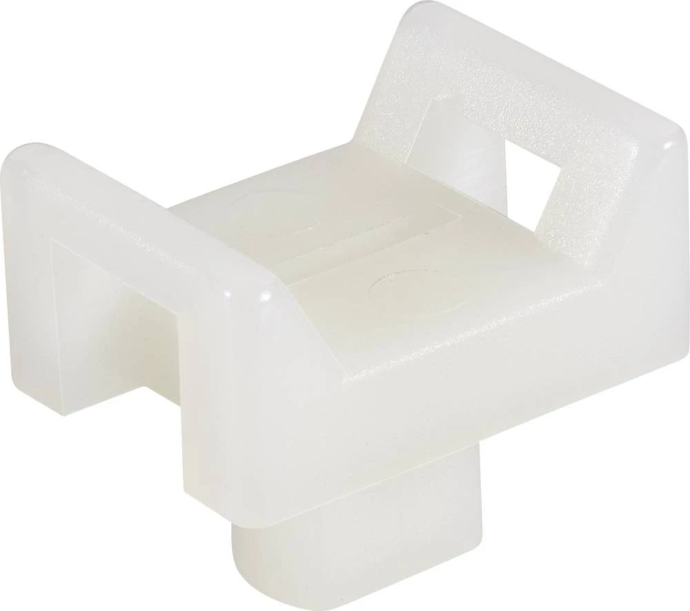 Montažno podnožje, vijčano, bijele boje TRU Components 1593061 TC-HC5203 1 kom. slika