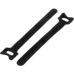 Kabelska vezica s čičkom za povezivanje, prianjajući i mekani dio (D x Š ) 125 mm x 12 mm crne boje TRU Components TC-MGT-125BK20