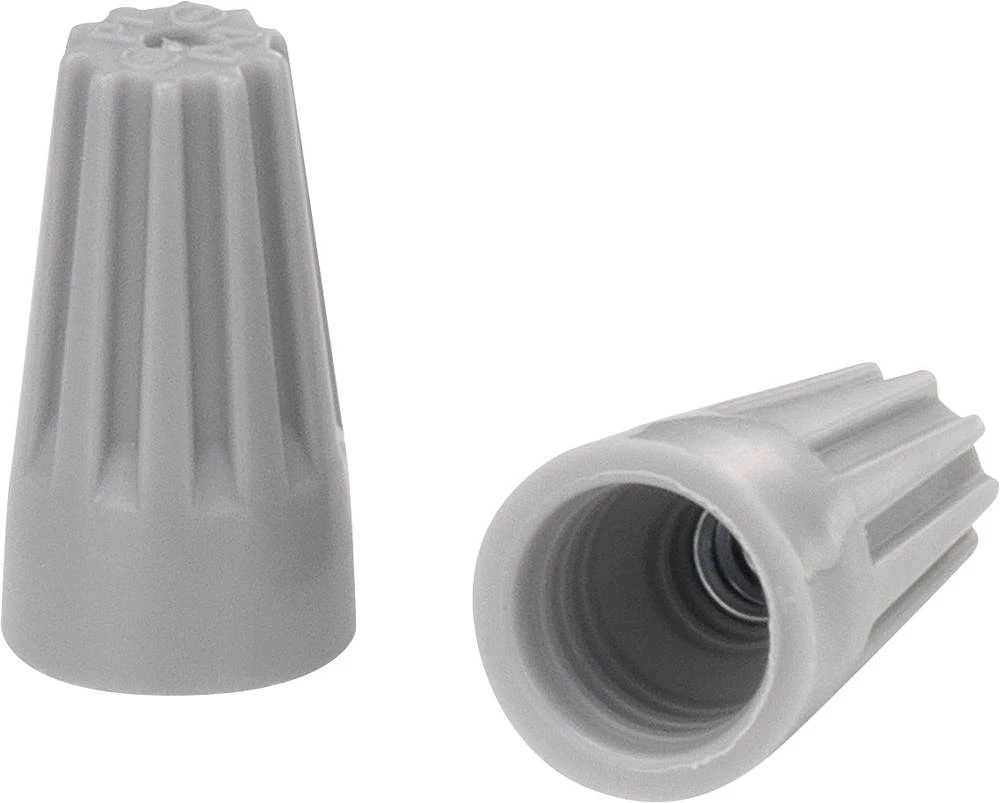 Spojnik za jednožilne vodiče, fleksibilan: - kruti: 0.5-1.25 mm˛ broj polova: 2 TRU Components 1593504 1 kom. sive boje slika